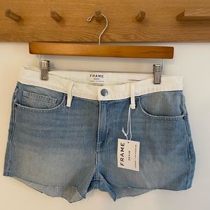 Frame Denim Le Grand Garcôn Shorts 28